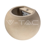 Стенна Лампа G9 Бетон Кръг Светло Сив