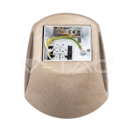 Стенна Лампа G9 Бетон Кръг Светло Сив