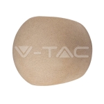 Стенна Лампа G9 Бетон Кръг Светло Сив