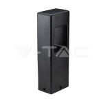 12W Стенна Лампа Бетон Тъмно Сив