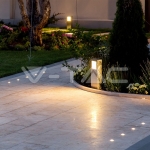 12W Стенна Лампа Бетон Тъмно Сив