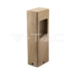 12W Стенна Лампа Бетон Светло Сив