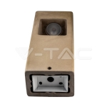 12W Стенна Лампа Бетон Светло Сив