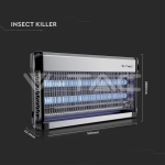 2 x 15W Инсектицидна Лампа