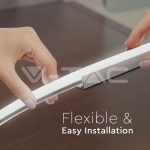 Neon Flex Силикон 24V 6400K CRI >90 5м.