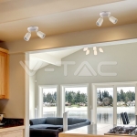 2 x GU10 Стенна Лампа Бяло Тяло