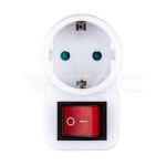 Адаптер 2Р Ключ 16A 250V