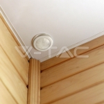 Инфраред Датчик за Движение Таван Вграждане Бял 360° Мини