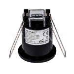 Инфраред Датчик за Движение Таван Вграждане Черен 360° Мини