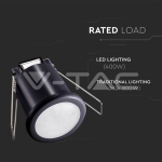 Инфраред Датчик за Движение Таван Вграждане Черен 360° Мини