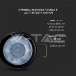 Инфраред Датчик за Движение Таван Вграждане Черен 360° Мини