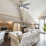 15W LED Тяло/Вентилатор Таван Дистанционно  3 в 1 3 Перки 60W AC Мотор