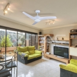 15W LED Тяло/Вентилатор Таван Дистанционно  3 в 1 3 Перки Бяло 35W AC Мотор