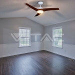 15W LED Тяло/Вентилатор Таван Дистанционно  3 в 1 3 Перки Кафяв 35W AC Мотор