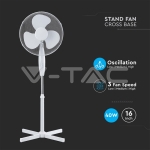 40W Вентилатор На Стойка Бял
