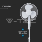 40W Вентилатор На Стойка Бял