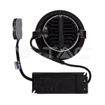 LED Луна SAMSUNG Чип - 10W Рефлоктор COB Черна 6400К