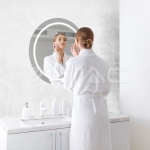 6W LED Огледало Кръг IP44 Anti Fog 6400K + 19W Нагревател