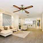 4 x Е27 LED Тяло/Вентилатор Таван 4 Перки 55W AC Мотор