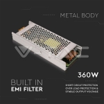 LED Slim Захранване 360W 24V 15A IP20