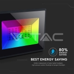 50W LED Прожектор RGB Дистанционно