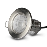 5W LED Луна Пожароустойчива Никел Димираща 3000К