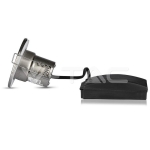 5W LED Луна Пожароустойчива Никел Димираща 3000К