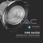 5W LED Луна Пожароустойчива Никел Димираща 3000К