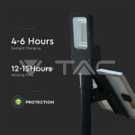 50W Улична Лампа Соларна 6000К