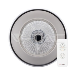 50W LED Вентилатор Дистанционно 3 в 1 AC Мотор Сив Ринг