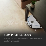 SMART Прахосмукачка Бяло/Синьо Дистанционно