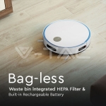 SMART Прахосмукачка Бяло/Синьо Дистанционно