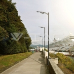 40W Улична Лампа Соларна Черно Тяло  4000К 120lm/W