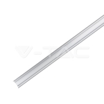 Монтажен Kит С Дифузер За LED Лента Алуминиев Бетон 2000мм Без Капак