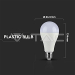 LED Крушка 18W E27 A80 2000 Lumen Пластик 3000K