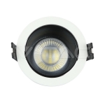 GU10 Отливка Кръг Бяло+Черно