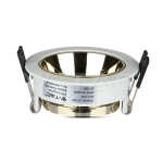 GU10 Отливка Кръг Бяло+Златно