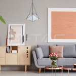 Пендел Призма Бял Абажур 400x540мм