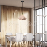 Пендел Пастел Дърво Призма Розов 320х270