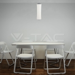 18W LED Пендел Димиращ Бял 3000K