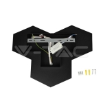 9W Стенна Лампа Черно Тяло 3000K IP20