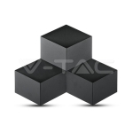 9W Стенна Лампа Черно Тяло 3000K IP20