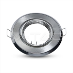 GU10 Фитинг Кръг Сатен Никел 2 бр/кутия