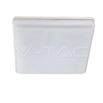 25W LED Плафон SAMSUNG Чип Frameless Квадрат 3000K IP44 100lm/W