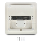 25W LED Плафон SAMSUNG Чип Frameless Квадрат 3000K IP44 100lm/W