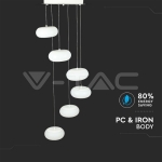 72W LED Висящ Пендел Димиращ Бял 3000K