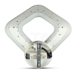 20W LED Стенна Лампа Бяла Димираща 3000K