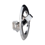 GU10 Фитинг Кръг Хром 2бр./опаковка