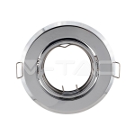 GU10 Фитинг Кръг Хром 2бр./опаковка