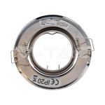 GU10 Фитинг Кръг Хром 2бр./опаковка